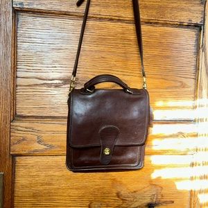 Vintage Leather Coach Bag